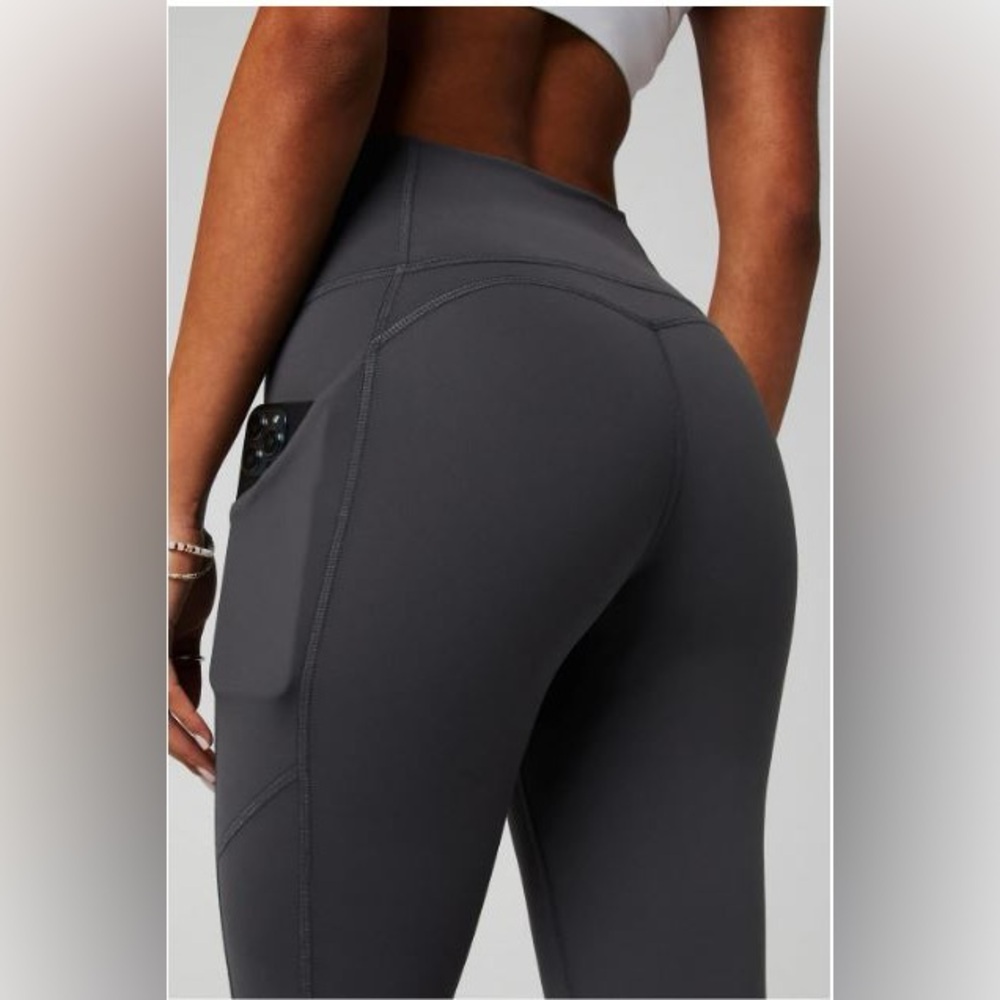 NWT- Fabletics PureLuxe HW Pocket Full length Legging- MIDNIGHT (27 inch inseam) - Picture 10 of 12
